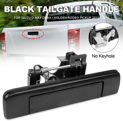 ya 5 8.10 Black Rear Tailgate Handle NO Keyhole for Isuzu D-MAX 2012 2013 2014 2015 2016