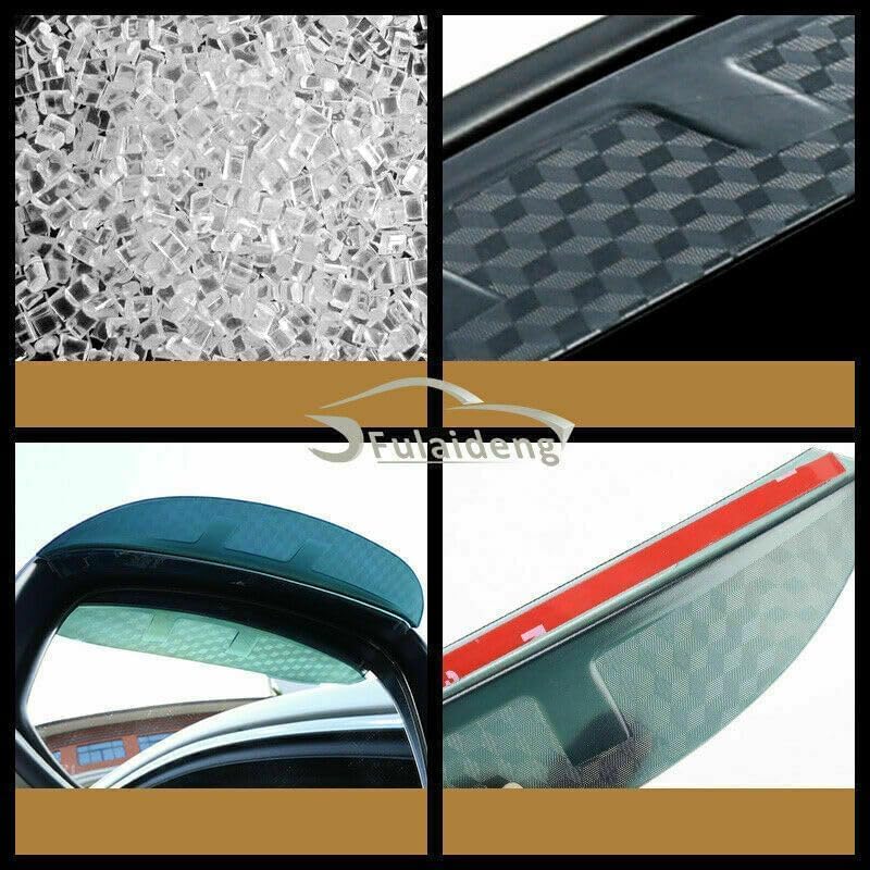ya 14 9.20 zhengce Suitable for Nissan Patrol Y62 2013-2019 Carbon Fiber Rearview Mirror Eyeb-1