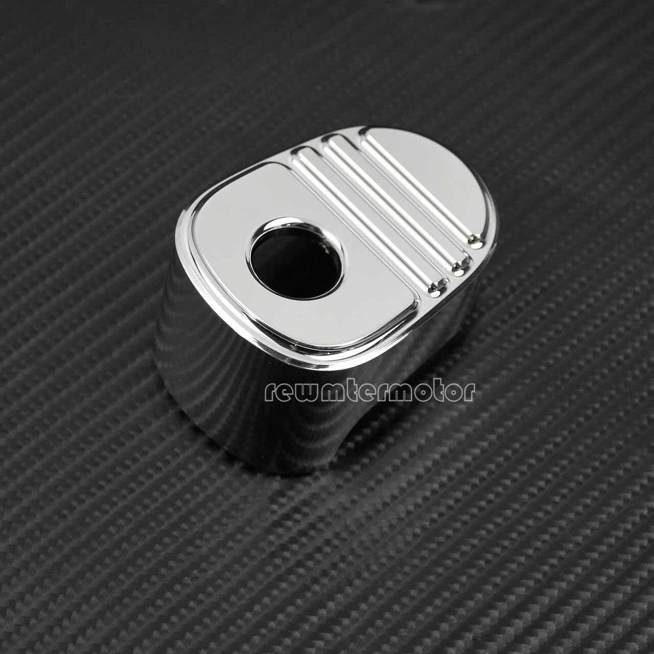 ya 6 8.24 baidi Chrome Stripe Ignition Switch Cover Fit for Harley Touring Road Street Tri Glide