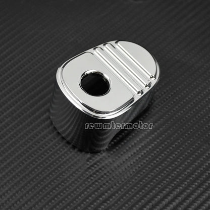 ya 6 8.24 baidi Chrome Stripe Ignition Switch Cover Fit for Harley Touring Road Street Tri Glide