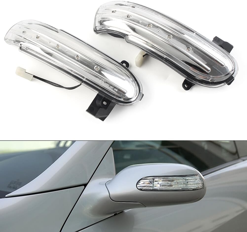 ya 4 8.10 LED Dynamic Rearview Mirror Turn Signal Lights For for Mercedes-Benz SLK SL Class