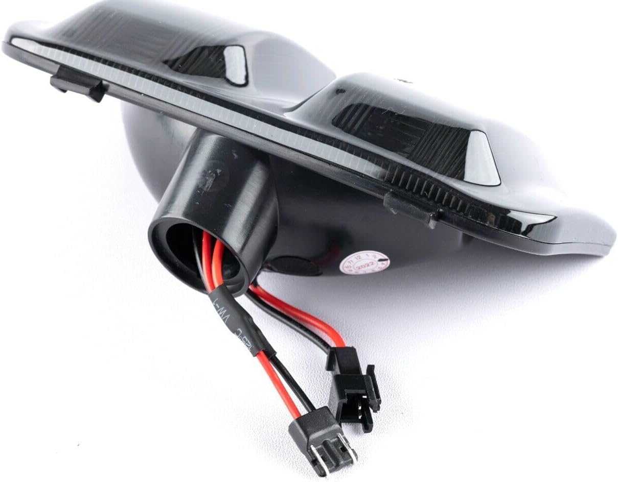 ya 7 8.24 baidi for Ram Promaster 1500/2500/3500 14-22 Smoke LED Side Mirror Turn Signal Light 