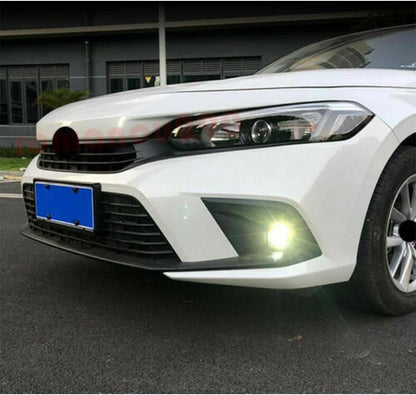 ya 9 10.24 NEW for Honda for Civic 2022-2023 LED Bumper Fog Lights Driving Lamps W/Cable Switch