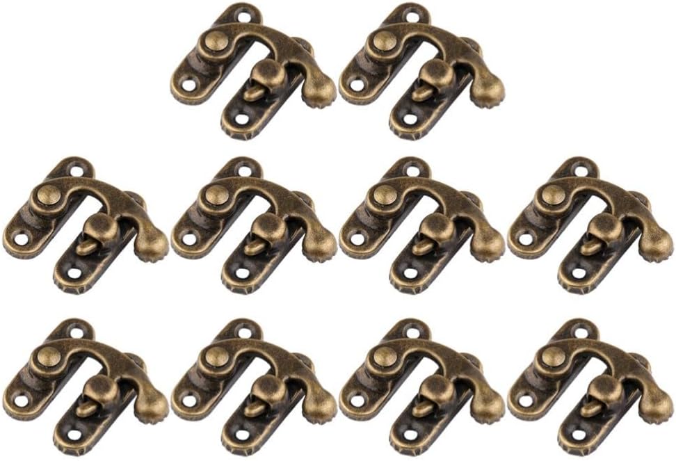 ya 26 10.21 baidi 25pcs Right Latch Hook Horn Lock for Jewelry Box Cabinet Toolbox Suitcase