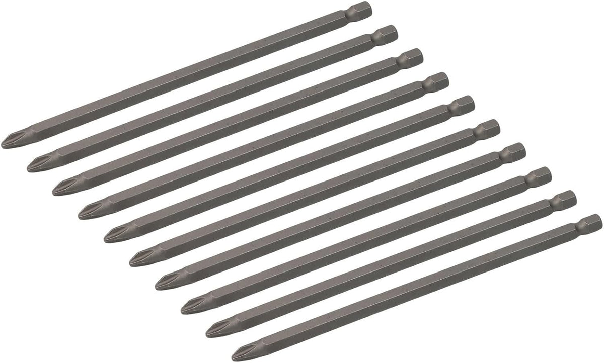 ya 26 10.21 baidi Set of 10 Magnetic PH2 Screwdriver Bits 150mm Long for Various Drilling