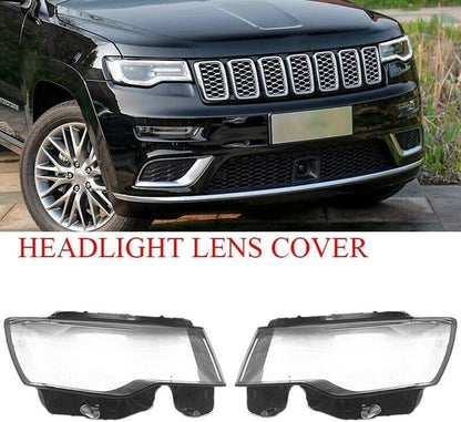 ya 7 8.24 baidi Headlight lens covers For 2014-2019 for Jeep for Grand Cherokee Pair Headlamp Lenses