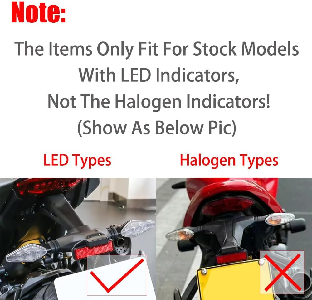 ya 13 9.15 baidi LED Rear Turn Signal Light Flash Indicator for Ducati Panigale 955V2 1000 1100V4