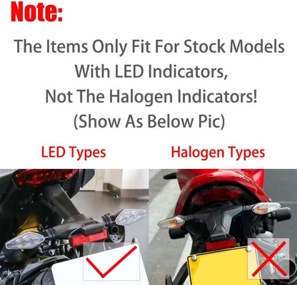 ya 13 9.15 baidi LED Rear Turn Signal Light Indicator Lamp for Ducati Multistrada 950 V2/S 1260/S