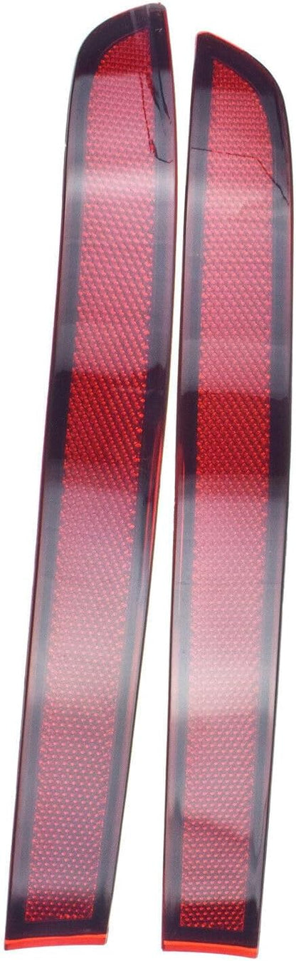 ya 4 8.10 One pair of red tail lights rear left + right bumper side reflector for VW Touran 2007-10