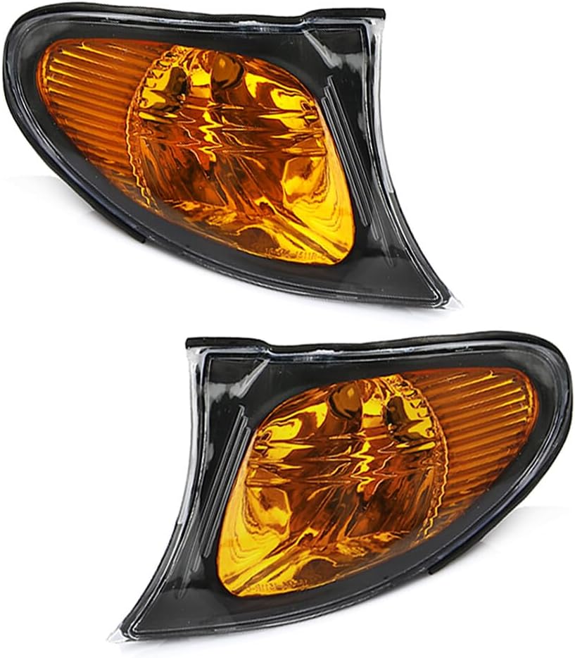 ya 6 8.24 baidi Pair Turn Signal Lights Corner Light LH+RH For 2002-2005 for BMW E46 3-SERIES Sedan