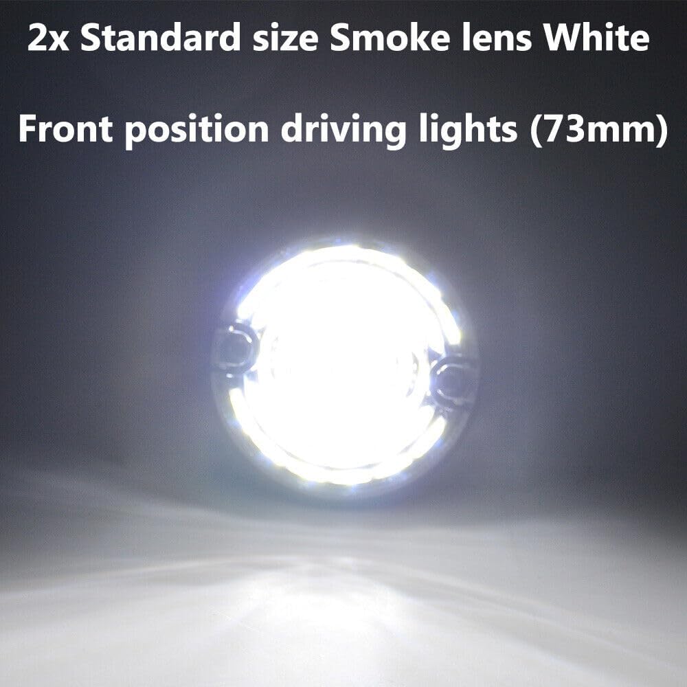 ya 7 8.24 baidi for Land Rover for Defender 90/110 Clear LED Upgrade Bulb Kit 73mm LED Style Light 