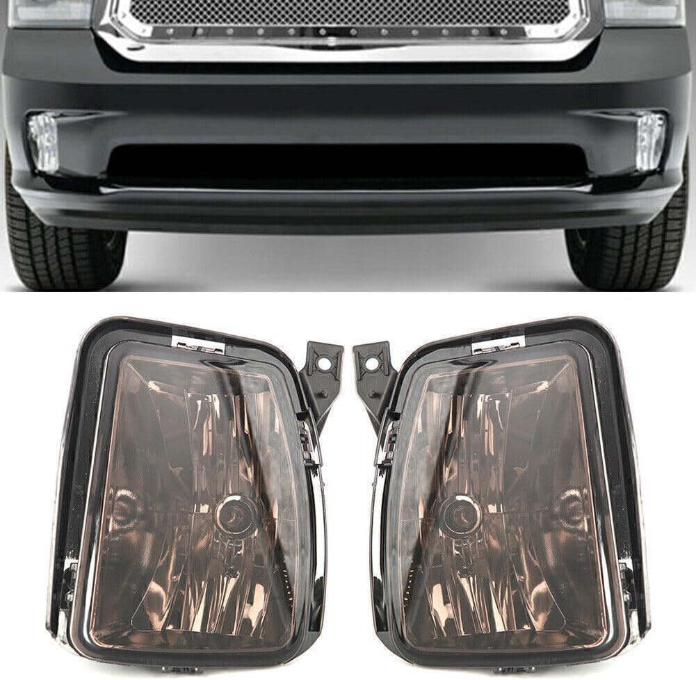 ya 10 9.16 zhengce Front Fog Light Lamps LH+RH for Dodge for Ram 1500 2013-2017 2016 2015 Clea