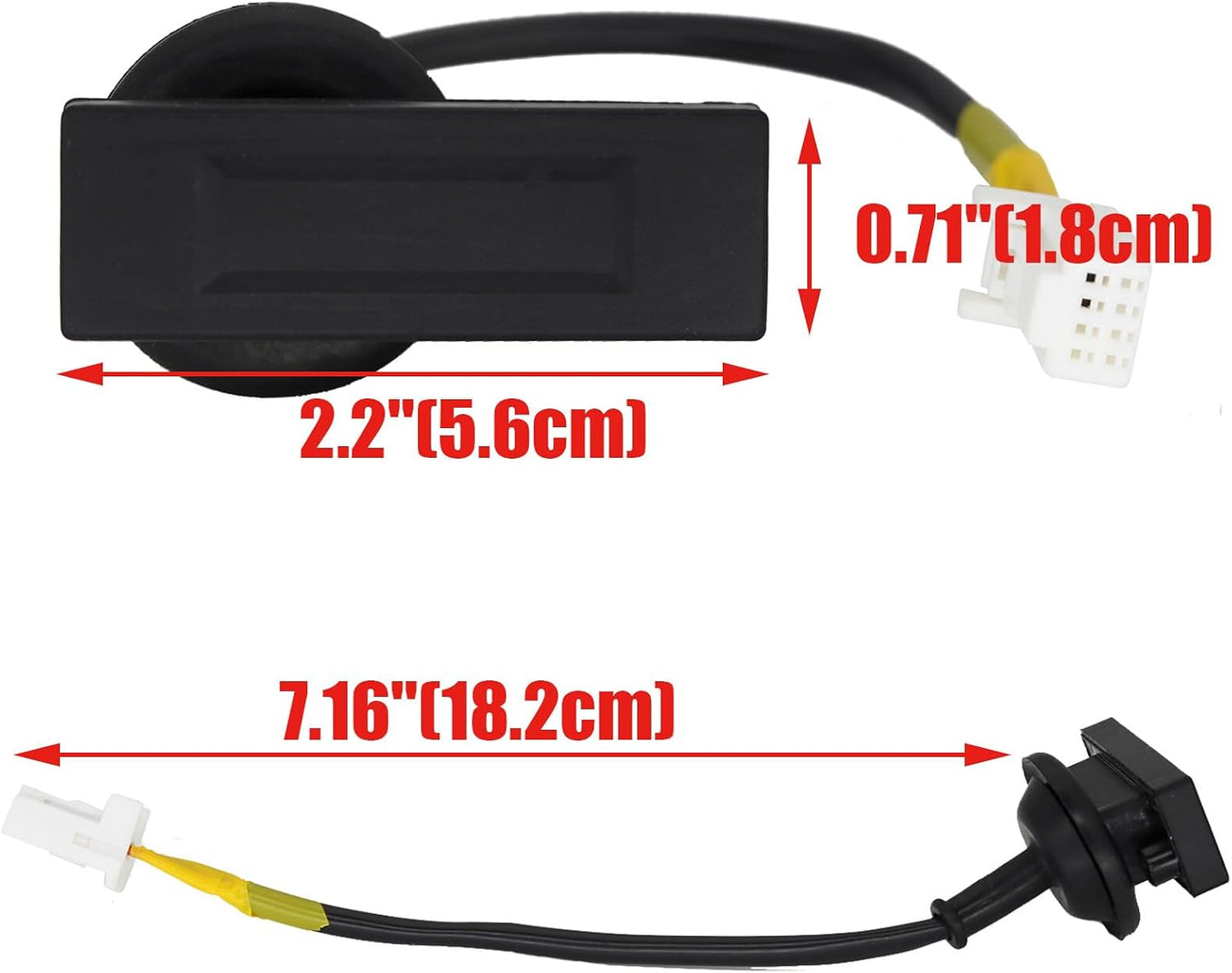 ya 7 8.24 baidi for Kia Rio Pride 2012-2017 Car Rear Tunk Lid Lock Handle Switch OE# 81260-1W220