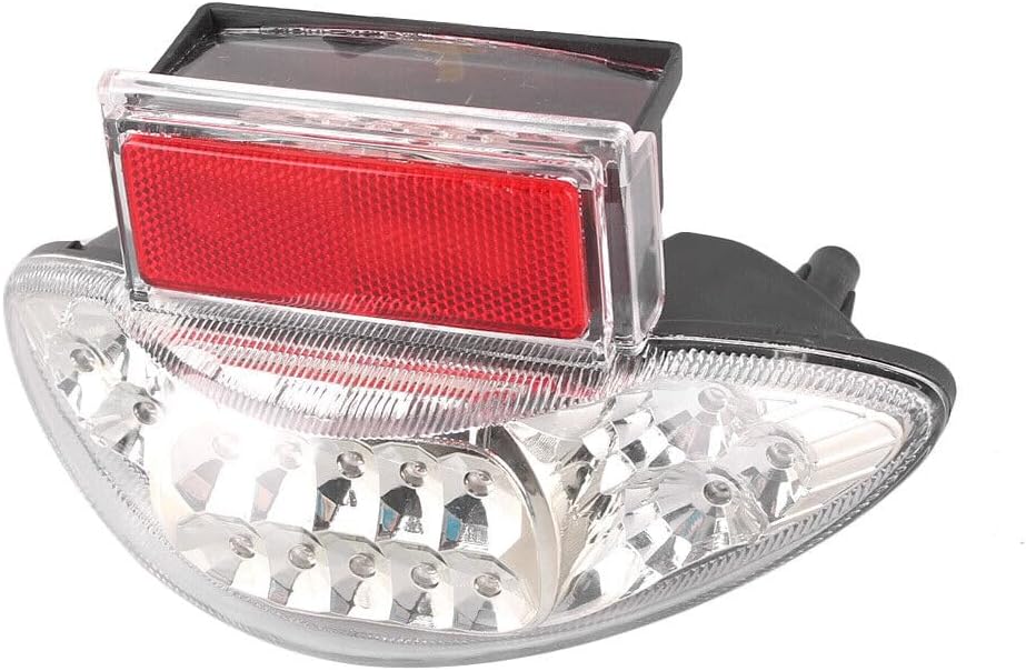 ya 10 9.16 zhengce 1X Clear LED Taillight for Suzuki Hayabusa GSX1300R 1999-07 w/Turn Signal L