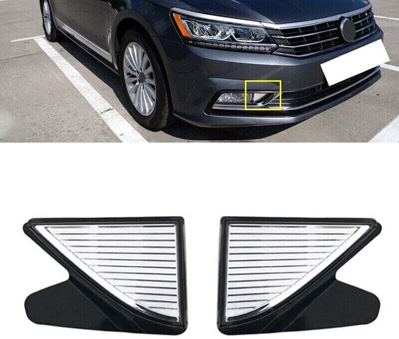ya 4 8.8 pair of front bumper fake lights fog lights for VW Passat B8 NMS 2016 2017