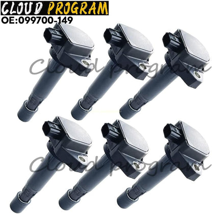 ya 4 8.24 baidi 6 Pieces Ignition Coil for Acura MDX RDX ZDX for Honda Pilot Ridgeline V6 3.5L 3.7L 09-15