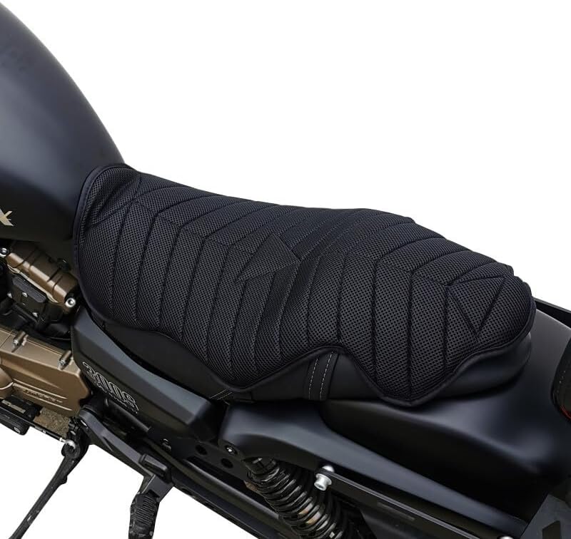 ya 6 8.24 baidi Motorcycle for SEAT Pad Comfort Cushion Air Pillow Cover Shock Absorption Pad Black