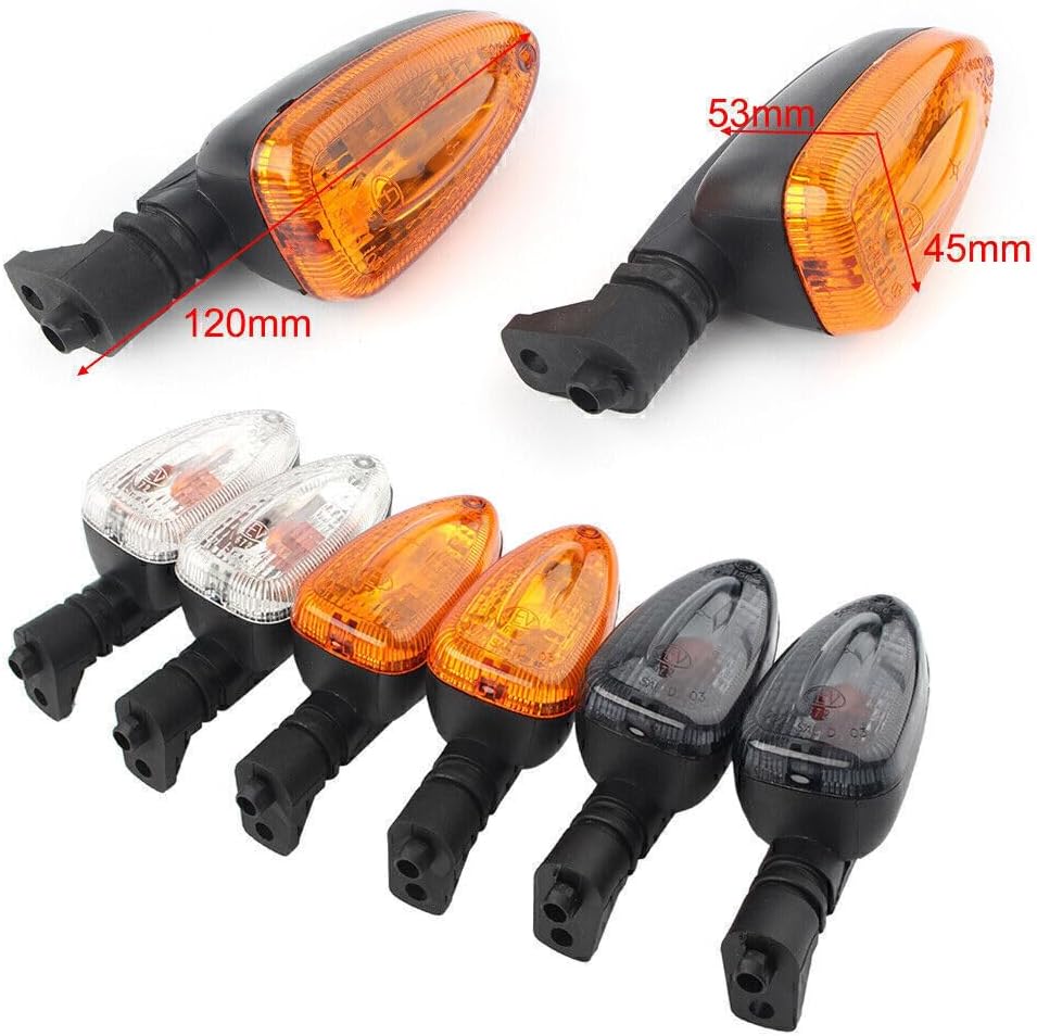 ya 6 8.24 baidi for BMW K 1200R R 1200GS F 800S F 800GS HP2 2x Turn Signal Indicator Amber Light