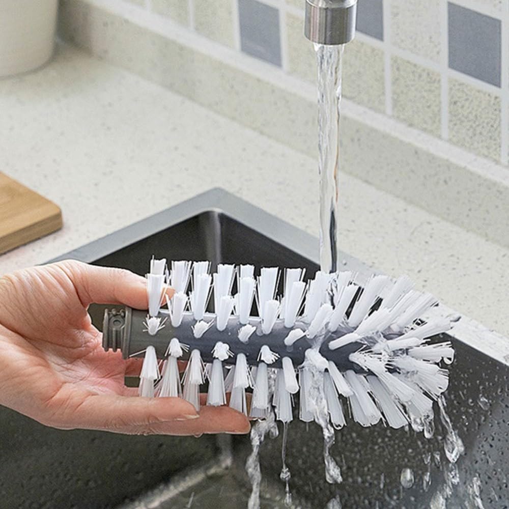 ya 26 10.21 baidi Double Sided Brush Tea Cup Baby Coffee Pot Cleaning Cleaner Lazy Wall-2
