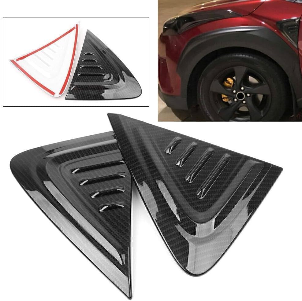 ya 28 10.13 zhengce 2PCS Side Fender Vent Air Wing Cover Trim Fit for Toyota C-HR 2016-2018 AB