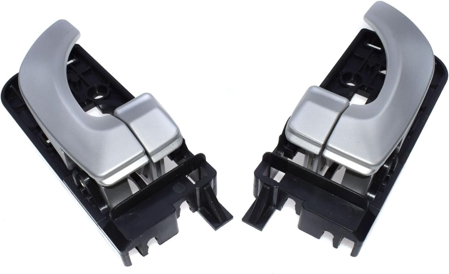 ya 5 8.24 baidi Interior Door Handle Silver Rear Left and Right 2X for Hyundai Sonata 