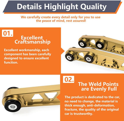 ya 13 9.15 baidi Control Arm Gold Rear Lower for Honda for Civic CRX 88-95 for Acura Integra 94-01