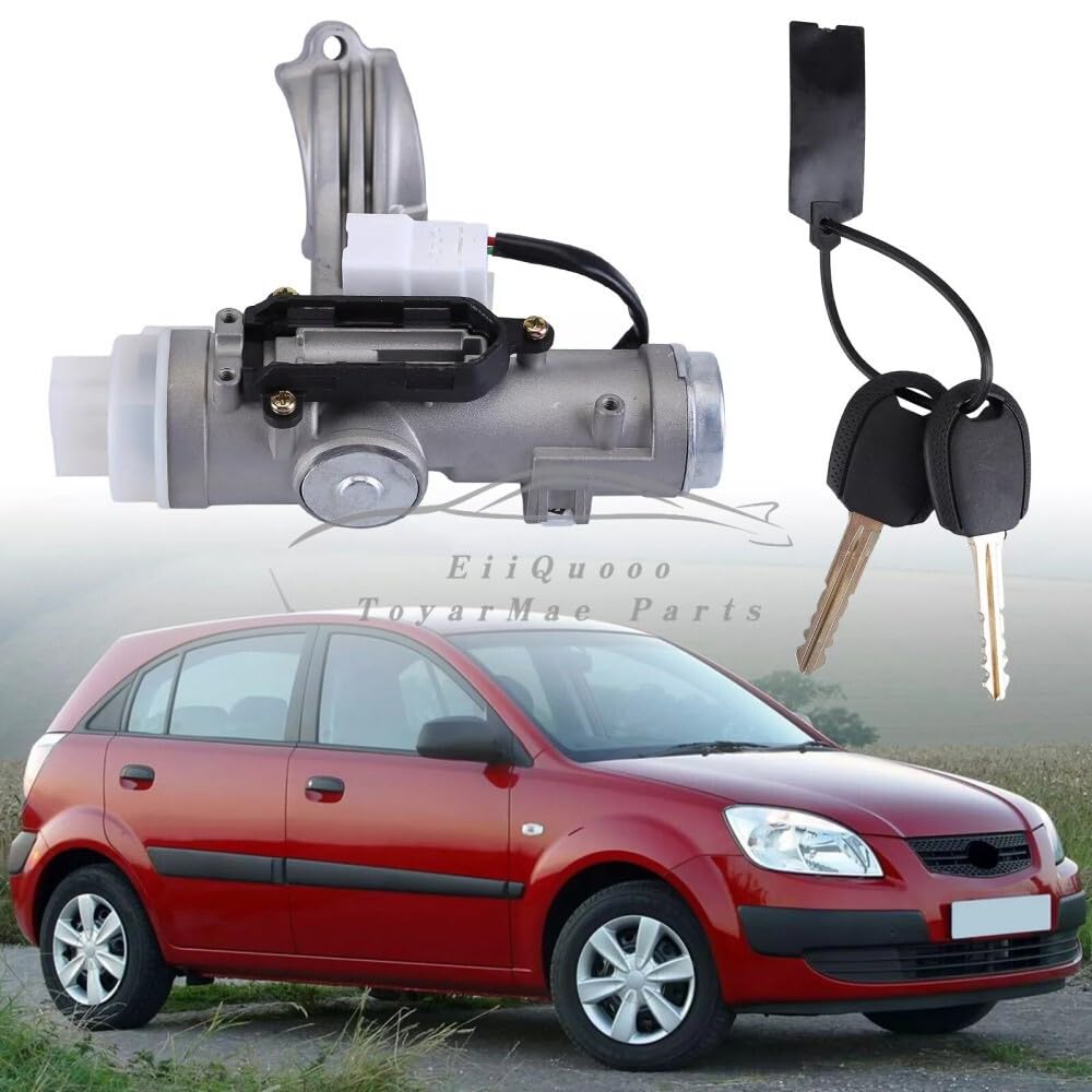 ya 8 8.24 baidi for 2006-2010 for Kia Rio Ignition Lock Cylinder Switch Assembly +2 Keys 819001GB00