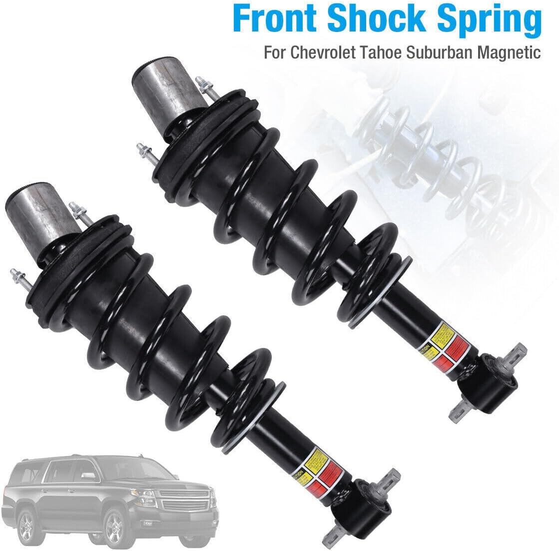 ya 10 9.16 baidi 2-Pack Front Shock Absorber Strut Auxiliary Device Suitable for Chevrolet Tahoe Suburban Magnetic 84176631-