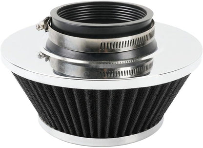 ya 13 9.15 baidi 3 76mm Inlet Cold Air Intake Air Filter Mushroom Head Black