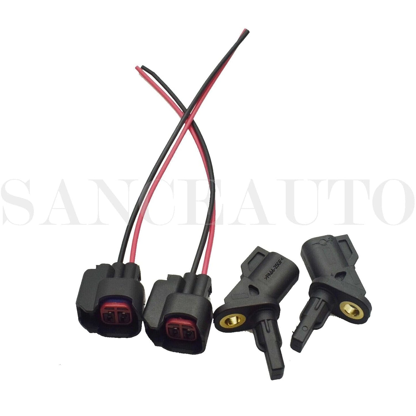 ya 2 8.15 2 ABS Wheel Speed sensors and 2 Rear Front Pairs Suitable for Mazda 5 3 BP4K-43-701A