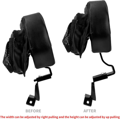 ya 6 8.14 Front Driver Rider Backrest Pad for Harley Touring Road Electra Glide 2009-2023