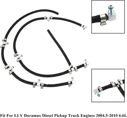 ya 14 9.20 zhengce Fuel Injector Return Line Kit for Duramax 2004-2010 6.6L Diesel Truck Engi-1