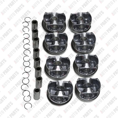 ya 28 10.13 zhengce 8 Pieces Pistons and Rings Compatible with for Mercedes-benz CLS500 CLS550