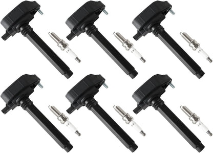 ya 9 10.24 6x Ignition Coils+6x Iridium Spark Plugs for Chrysler for Pacifica 17-18 3.6L UF807