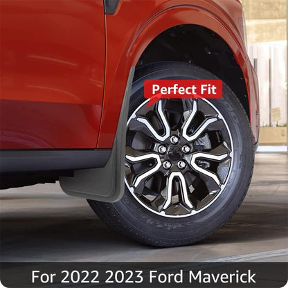 ya 5 8.10 4x New Car Front & Rear Guard Mud Guards Splash Set for Ford Maverick 2022-2023