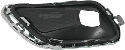ya 11 9.14 zhengce Right Chrome Trim Bumper Fog Light Cover Bezel Fit for Jeep Cherokee 2019-2