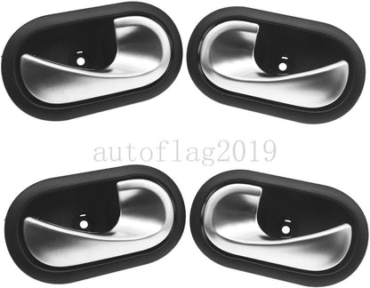 ya 4 8.24 baidi Interior Door Handle 4-Piece Set FL FR RL RR for Renault Megane MK2 2002-2008