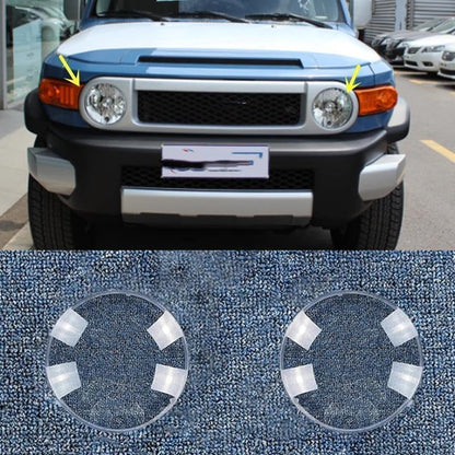 ya 14 9.20 zhengce for Toyota FJ Cruiser 2007-2013 20 21 LH+RH Side Light Lens Cover + Glue 2-1
