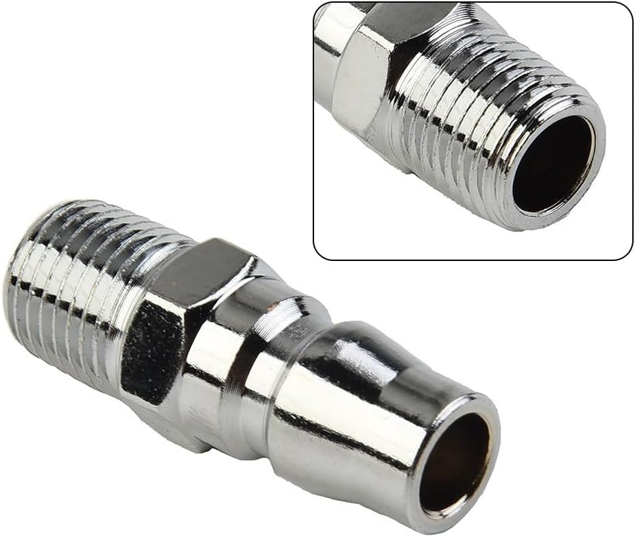 ya 14 9.20 baidi Male Coupling Air Fitting 1/4 Thread Hardened Parts for Durability-1
