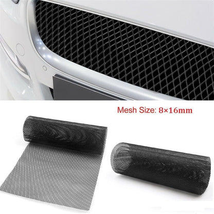 ya 13 9.15 zhengce Universal Black Aluminium Car Bumper Lower Upper Grille Cover Mesh Net 40 x