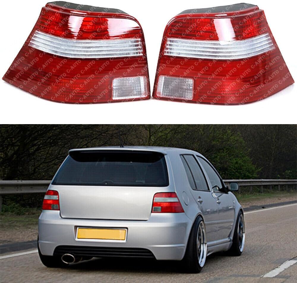 ya 4 8.14 2X for VW for Golf 4 MK4 1998 1999 2000 2001-2005 Rear Tail Light Lamp NO Bulbs