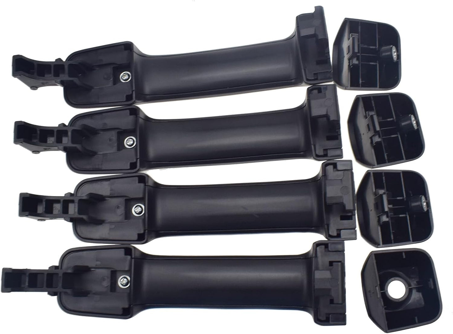 ya 5 8.10 Set of 4 Exterior Door Handles Black for 2007-2018 for Toyota Tundra 69210-0C010