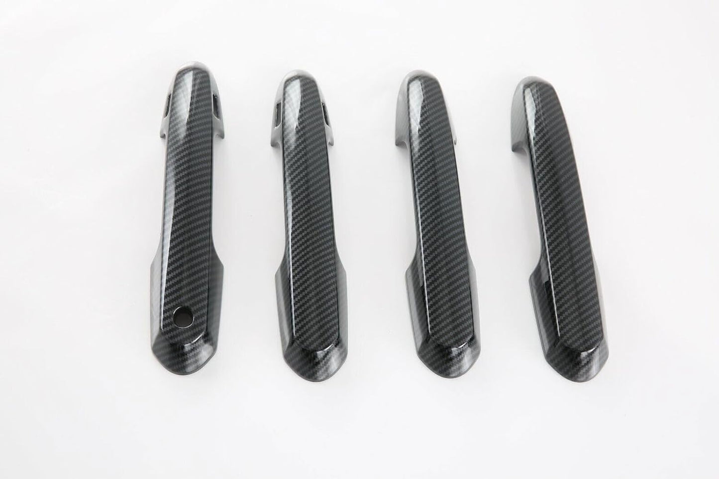 ya 2 8.15 Carbon Fiber Outside Door Handle Cover Trim for 2020-2023 for Toyota Highlander 