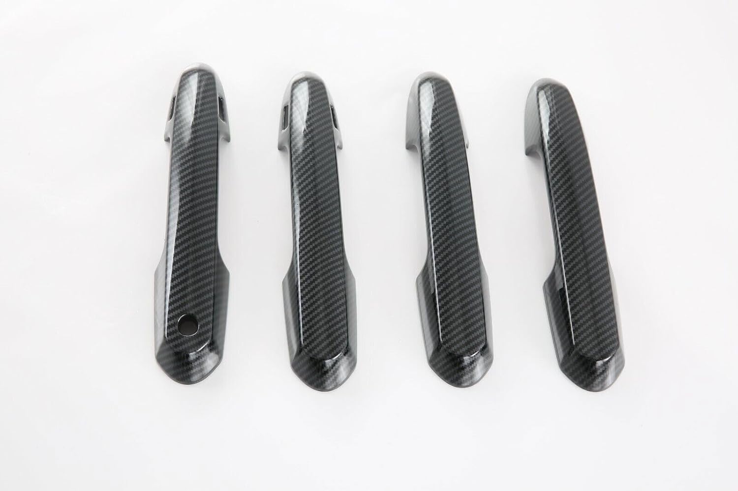 ya 2 8.15 Carbon Fiber Outside Door Handle Cover Trim for 2020-2023 for Toyota Highlander 