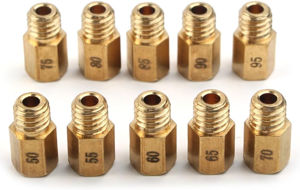 ya 2 8.15 10Pcs Carburetor Main Jet Fit FOR VM/TM/TMX AX100 50-95