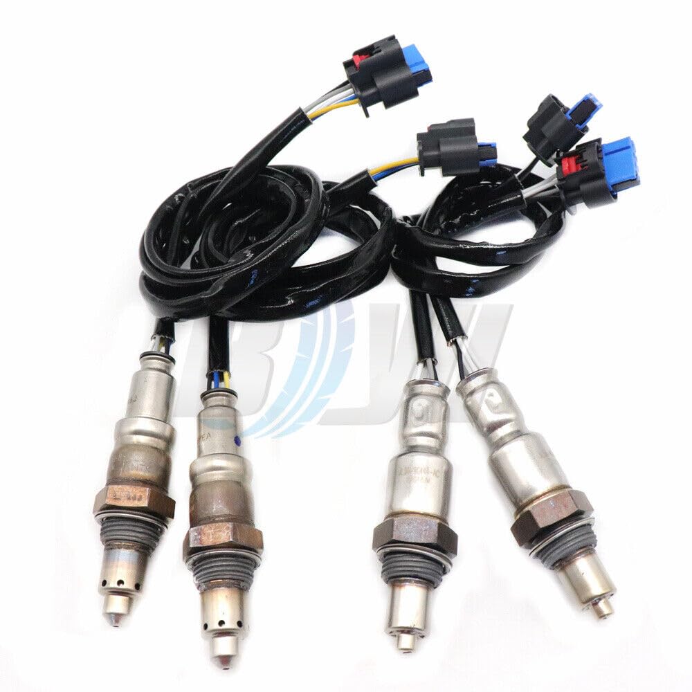 ya 5 8.24 baidi JL3A9G444AC JL3Z9G444A Set 4pcs Front&Rear O2 Oxygen Sensors for Ford F-150 5.0L