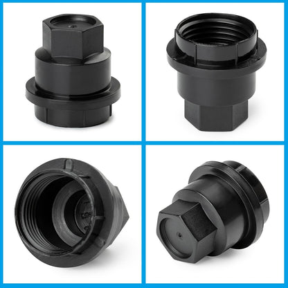 ya 28 10.13 zhengce 5X NEW Black Lug Nut Covers Caps for Chevrolet S10 Blazer 91-94 for GMC Ji