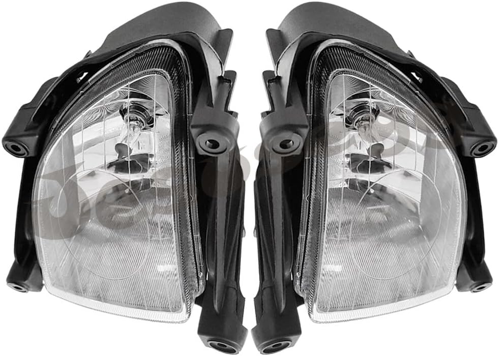 ya 9 10.24 Pair Fog Light Right+Left Side Clear Lens for Kia Sportage 2006 2007 2008