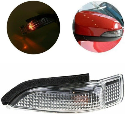 ya 4 8.14 Suitable for Toyota Venza for Corolla Smoked White/Amber Side Mirror Sequential Signal Lights 