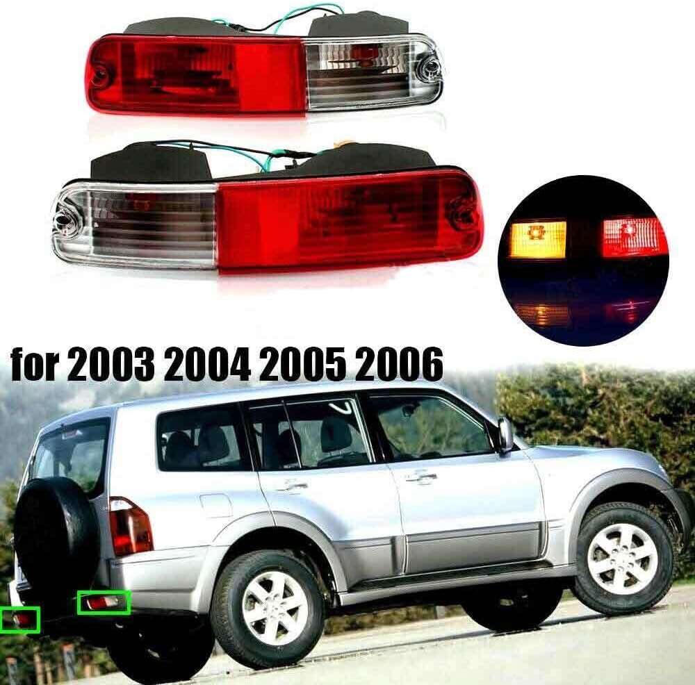 ya 10 9.16 zhengce L&R Rear Tail Bumper Fog Light For Pajero MONTERO Shogun V73 V75 V77